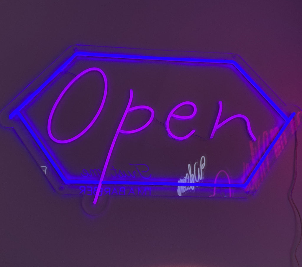Open Neon Sign - The Art Neon