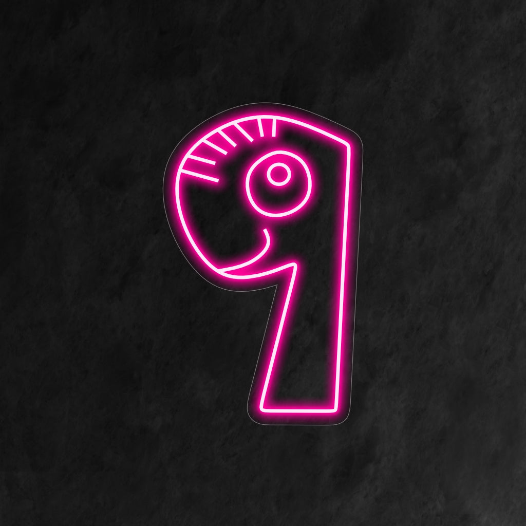 "9th Birthday Neon Sign" heeft een levendig '9'-ontwerp, perfect voor een levendige viering van de 9e verjaardag van een kind. Verlicht de vrolijke gelegenheid met dit speelse en kleurrijke neonlicht.