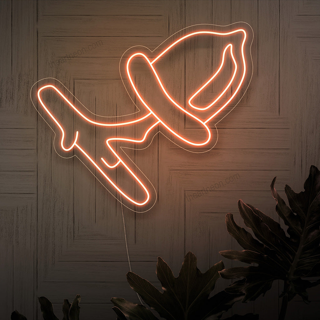 "Acorn Neon Sign" - Een charmant neonlicht met het symbool van een eikel, dat natuurlijke elegantie en gezelligheid in uw leefruimte brengt.