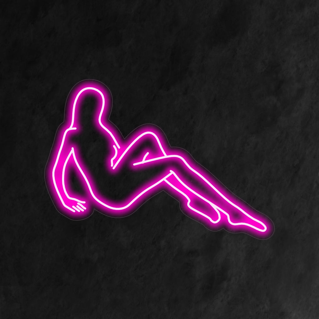 "Body Silhouette Neon Sign" is een strakke en motiverende toevoeging aan uw fitness- en wellnessinterieur. Een neonlicht dat de schoonheid en kracht van het menselijk lichaam symboliseert.