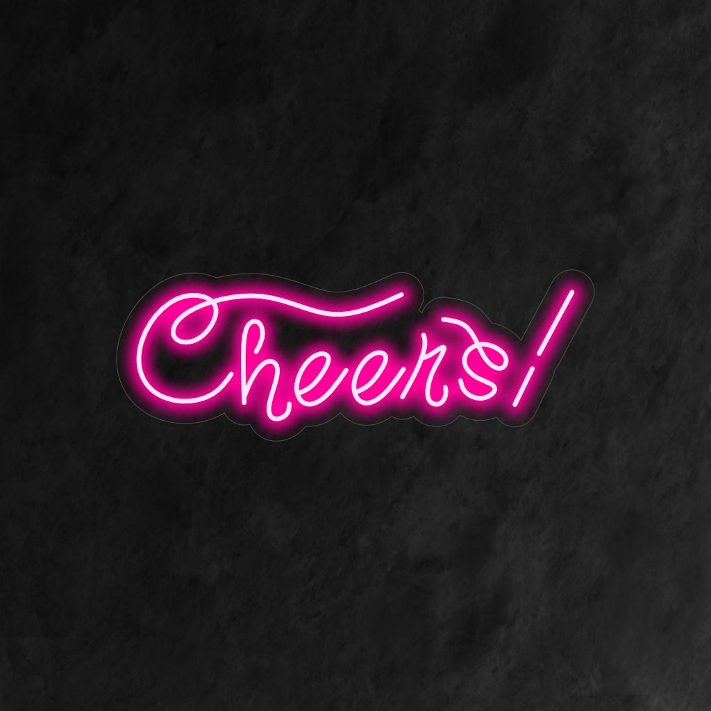 "Cheers Bar Neon Sign" is een levendige en gastvrije toevoeging aan het interieur van uw bar. Een neonlicht dat gasten uitnodigt om samen te komen en te feesten.