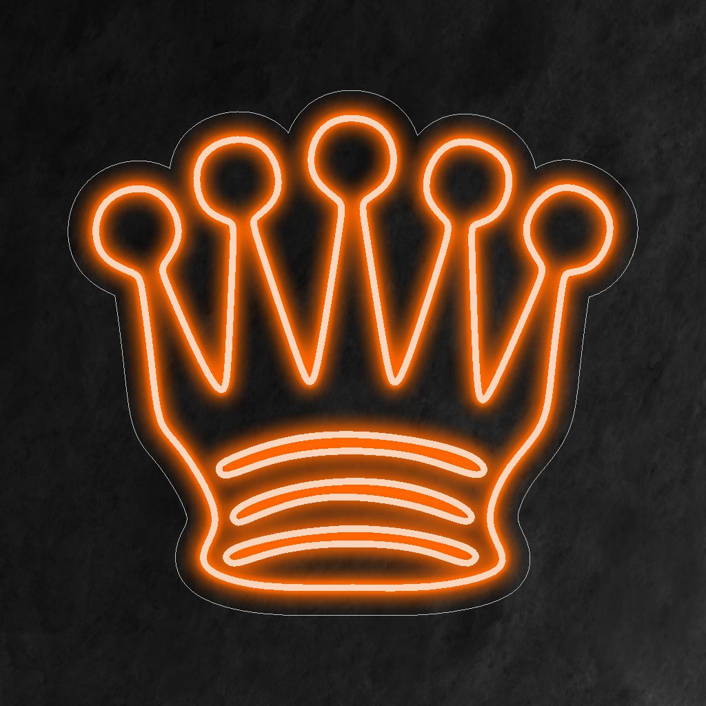 "Chess Queen Neon Sign" ��� Een majestueus en krachtig neonlicht met het iconische schaakkoninginontwerp, dat uw ruimte doordrenkt met koninklijke elegantie en strategische charme.