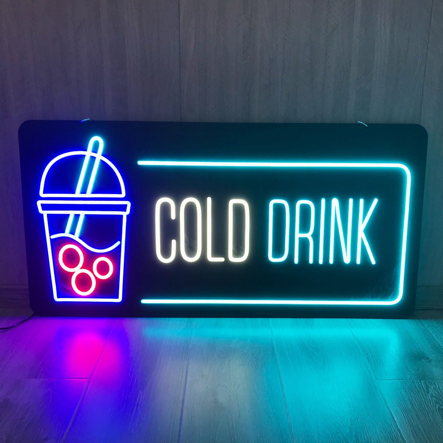 Koud drankje LED neonreclame