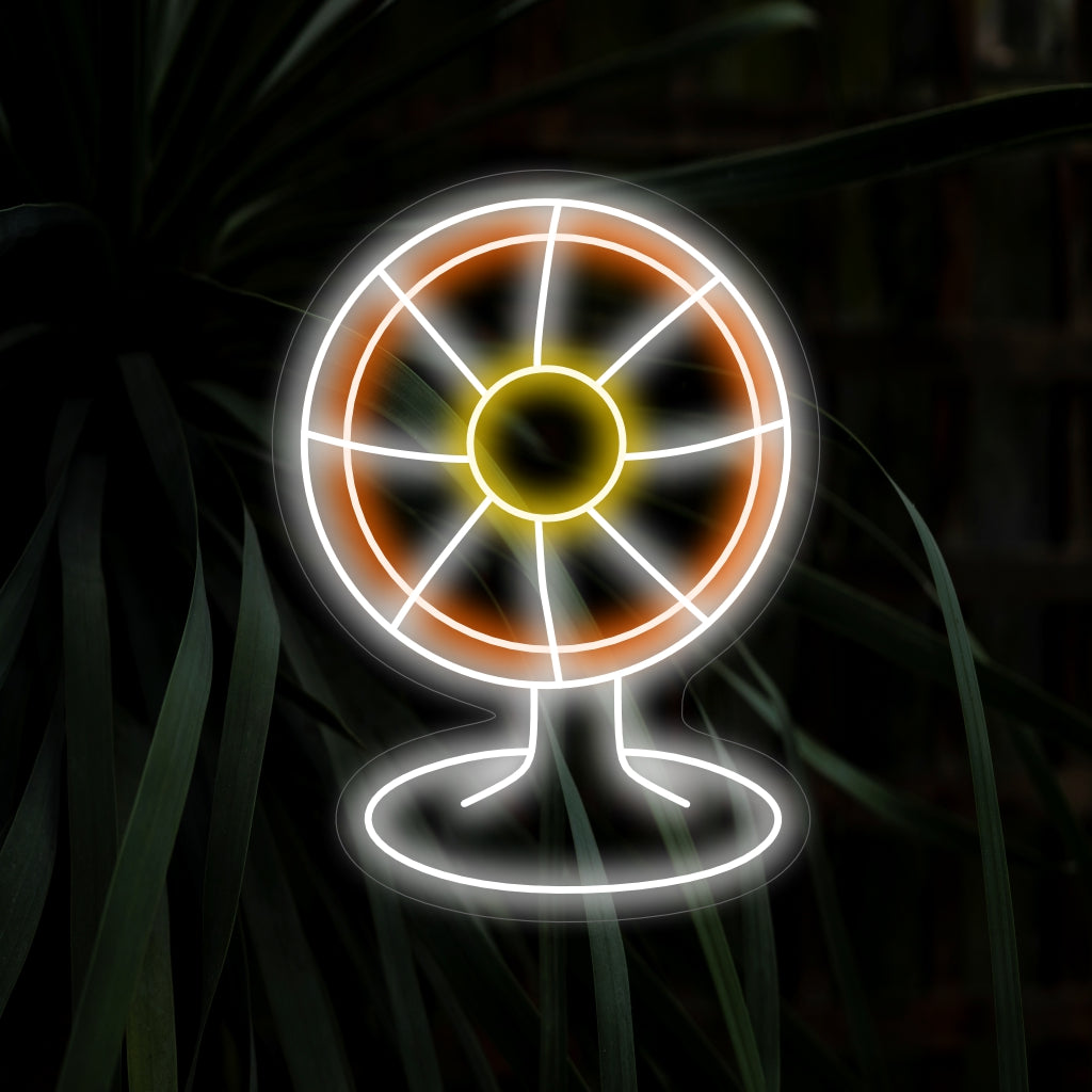 "Electric Fan Neon Sign" licht op met een coole, retro gloed, perfect voor vintagewinkels en elektronicawinkels, en laat de klassieke charme van elektrische ventilatoren zien.