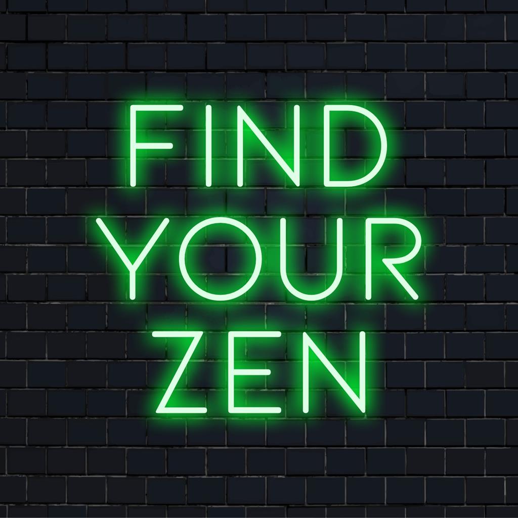 Op maat gemaakte LED-neonreclame in rustgevende tinten, perfect voor het creëren van een rustige sfeer in elke ruimte. Neonlichtdecoratie.