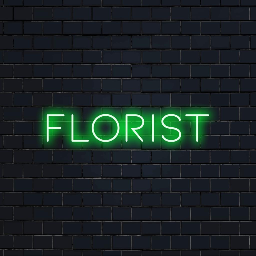 Op maat gemaakt LED-neonbord met een speciaal bloemenontwerp, perfect voor een unieke neonverlichtingsdecoratie in elke omgeving.