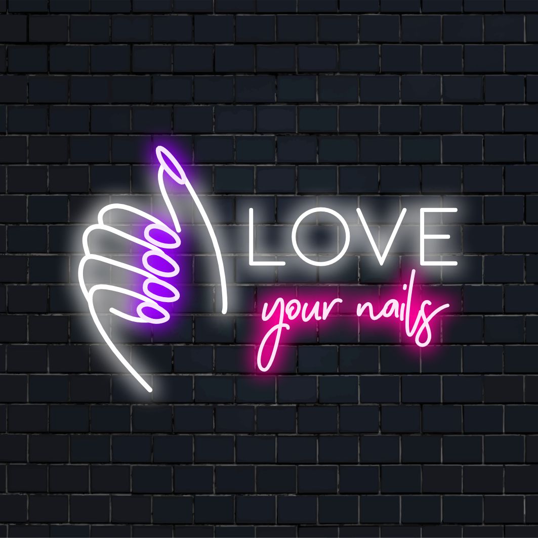 Speciaal LED-neonlicht met elegant opschrift, perfect om elke ruimte een stijlvolle gloed te geven. Neonlichtdecoratie met unieke charme.