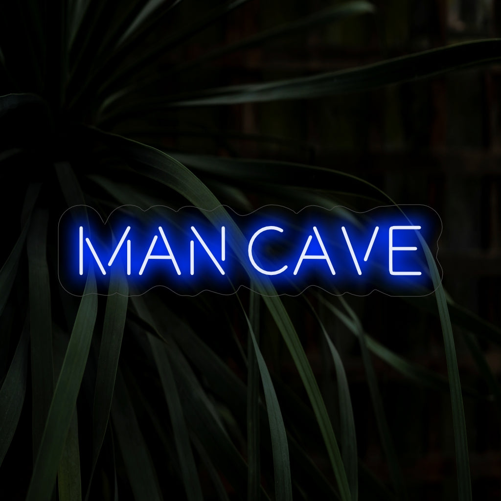 "Man Cave Neon Sign" is een gedurfde en mannelijke toevoeging, perfect voor ruimtes waar mannen kunnen ontspannen en genieten. Verlicht met de essentie van een persoonlijke retraite!