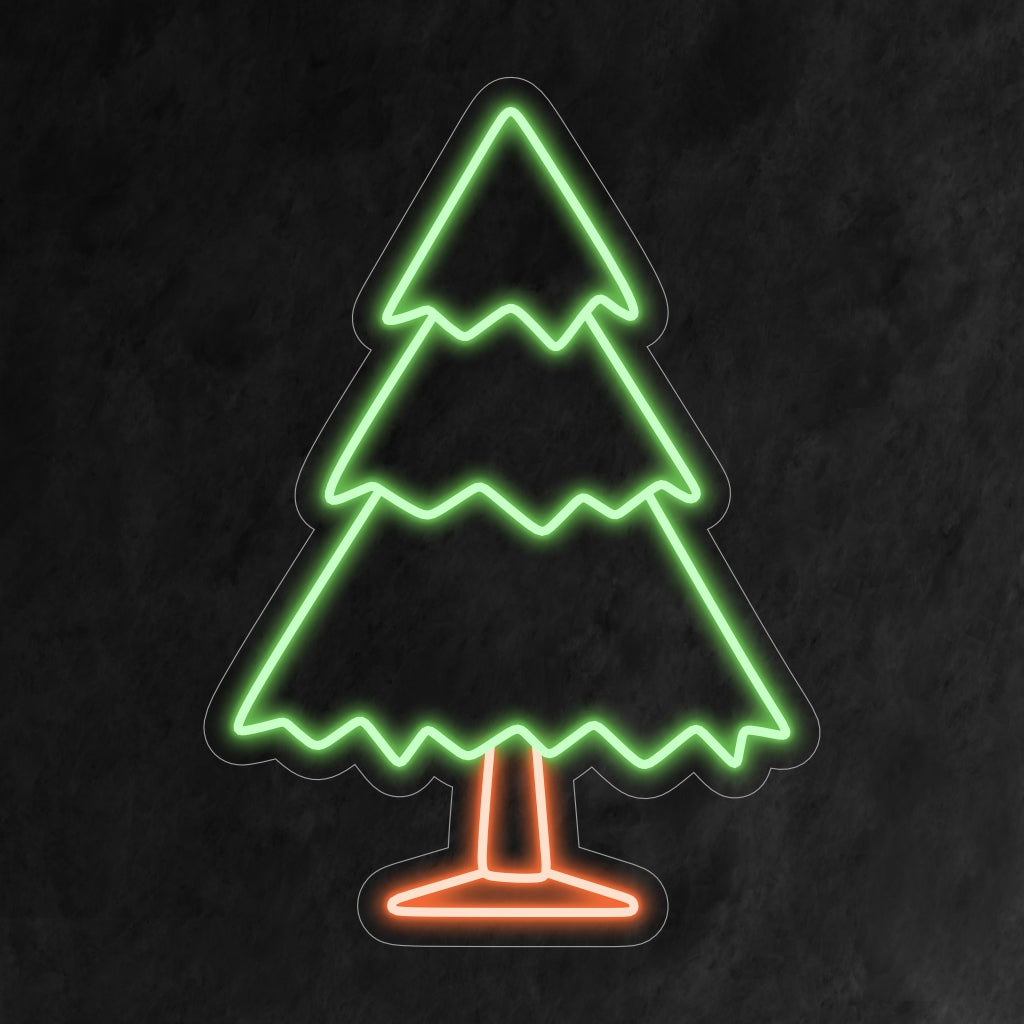 "Pine Tree Christmas Neon Sign" is een feestelijke en klassieke toevoeging, perfect voor ruimtes die de tijdloze charme van kerstbomen uitstralen. Verlicht met kerstsfeer en eeuwigdurende schoonheid!