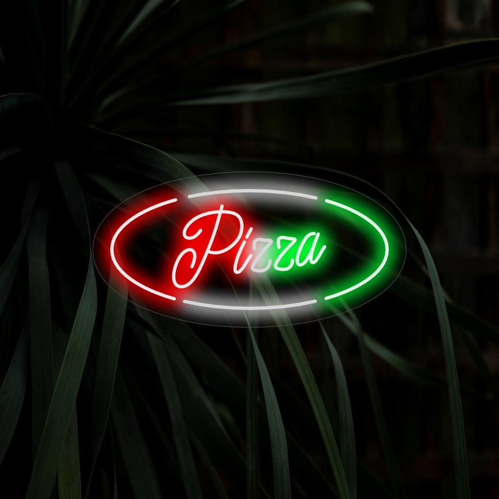 "Pizza Neon Sign" is een hartige en iconische toevoeging, perfect voor ruimtes waar de heerlijke smaak van pizza wordt gewaardeerd. Verlicht met de heerlijke geur van een klassieke favoriet!