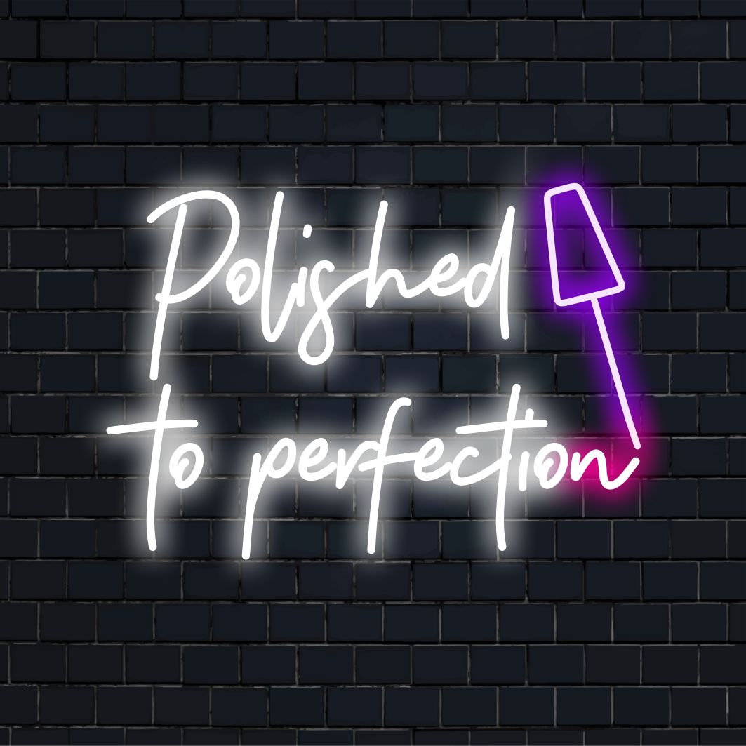 Op maat gemaakt LED-neonbord met strak, gepolijst vakmanschap voor een stijlvolle wanddecoratie, perfect voor personalisatie.