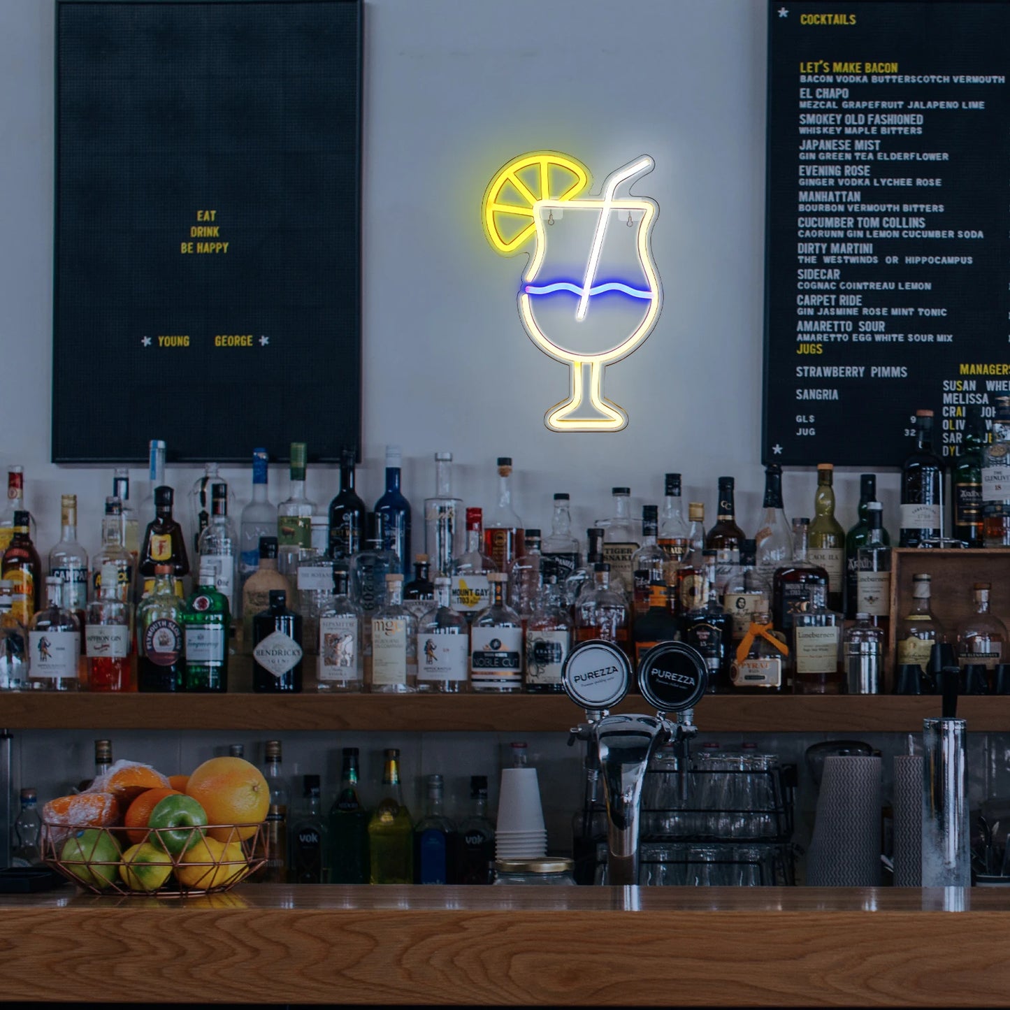 Drinkbeker 5V USB LED Neon Sign - Budgetvriendelijk