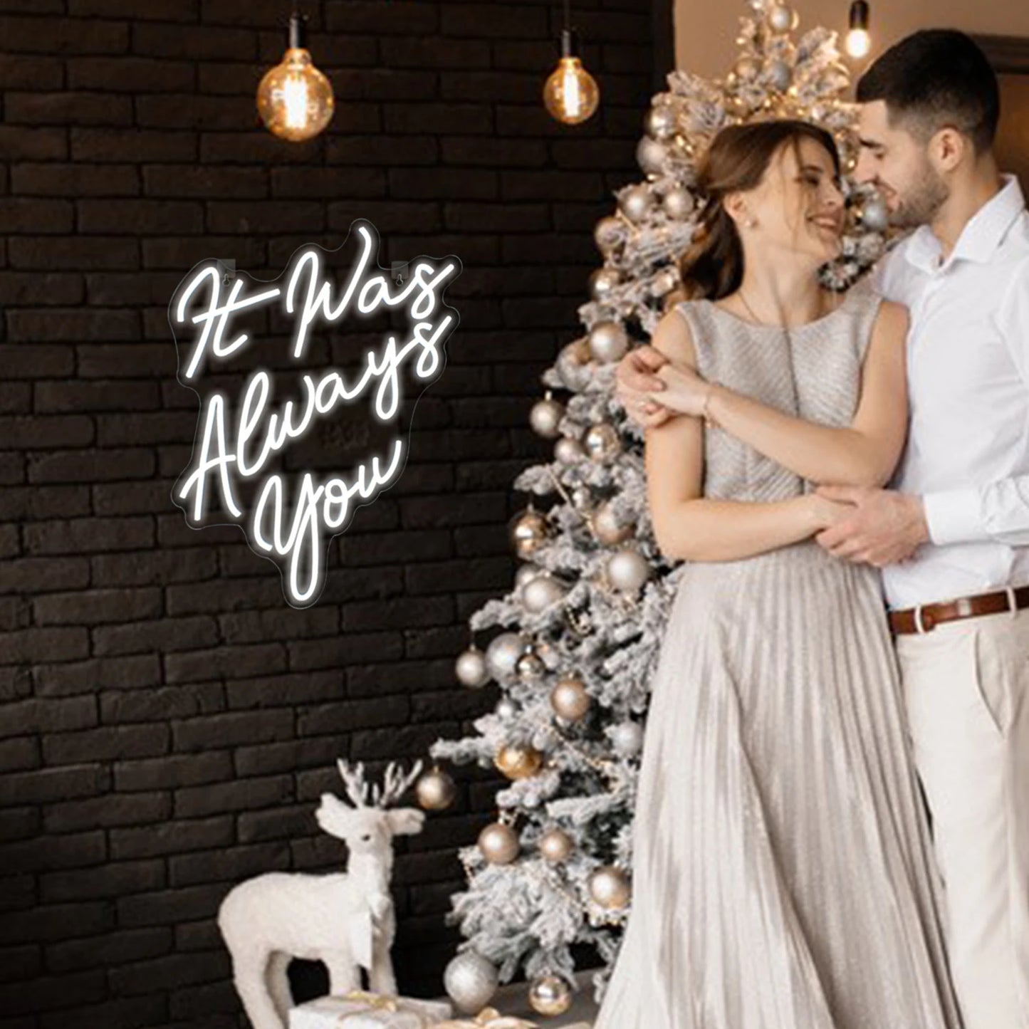 Het was altijd jij 5V USB LED neonreclame - budgetvriendelijk