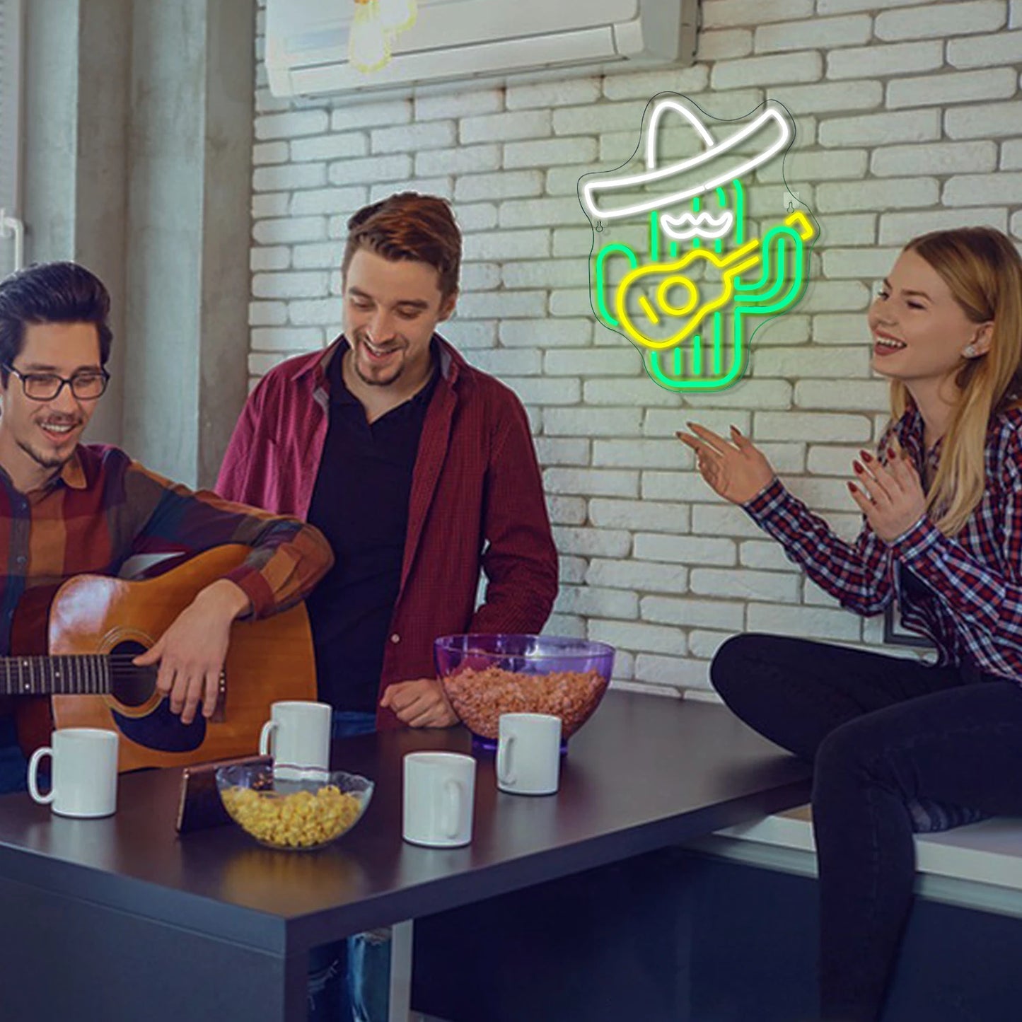 Cowboyhoed 5V USB LED Neonreclame - Budgetvriendelijk