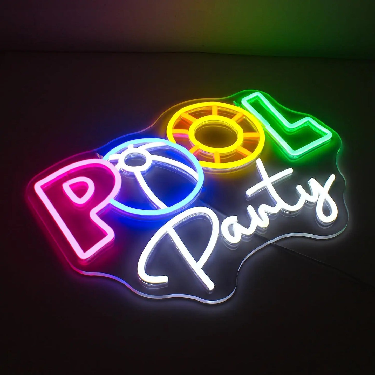 Pool Party 5V USB LED Neon Sign - Budgetvriendelijk