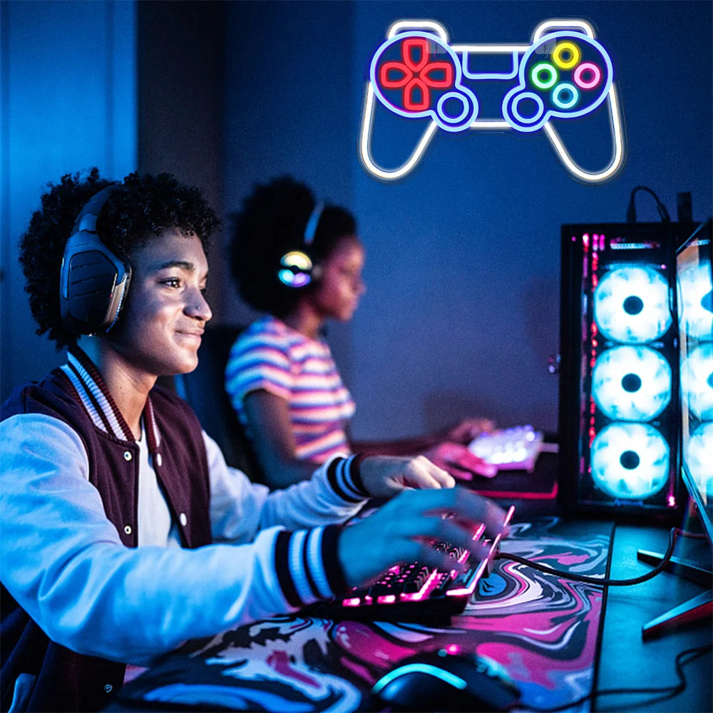 Gamer 5V USB LED Neon Sign - Budgetvriendelijk