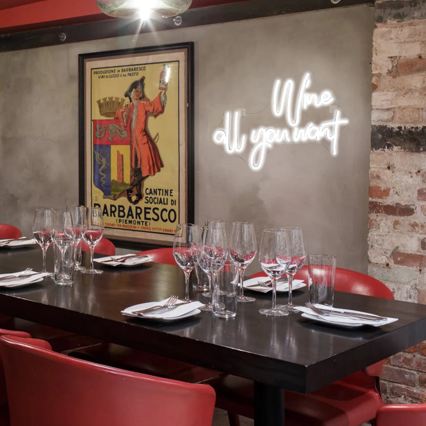 Wijn alles wat je wilt 5V USB LED Neon Sign - Budgetvriendelijk