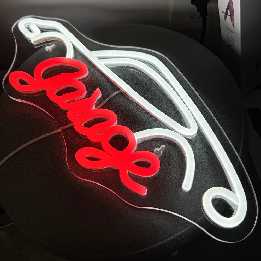 Garage 5V USB LED Neon Sign - Budgetvriendelijk