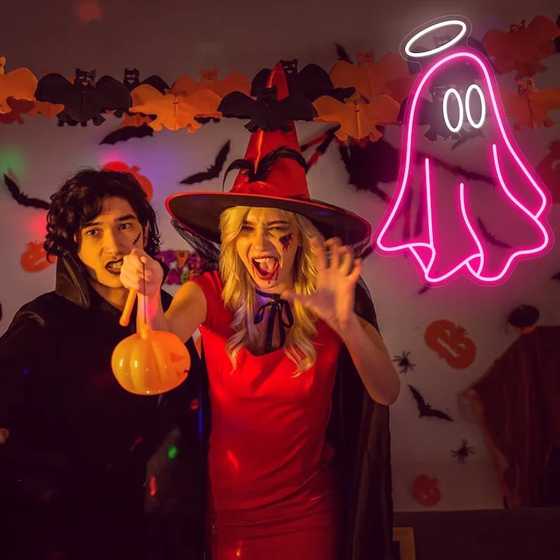 Ghost 5V USB LED Neon Sign - Budgetvriendelijk