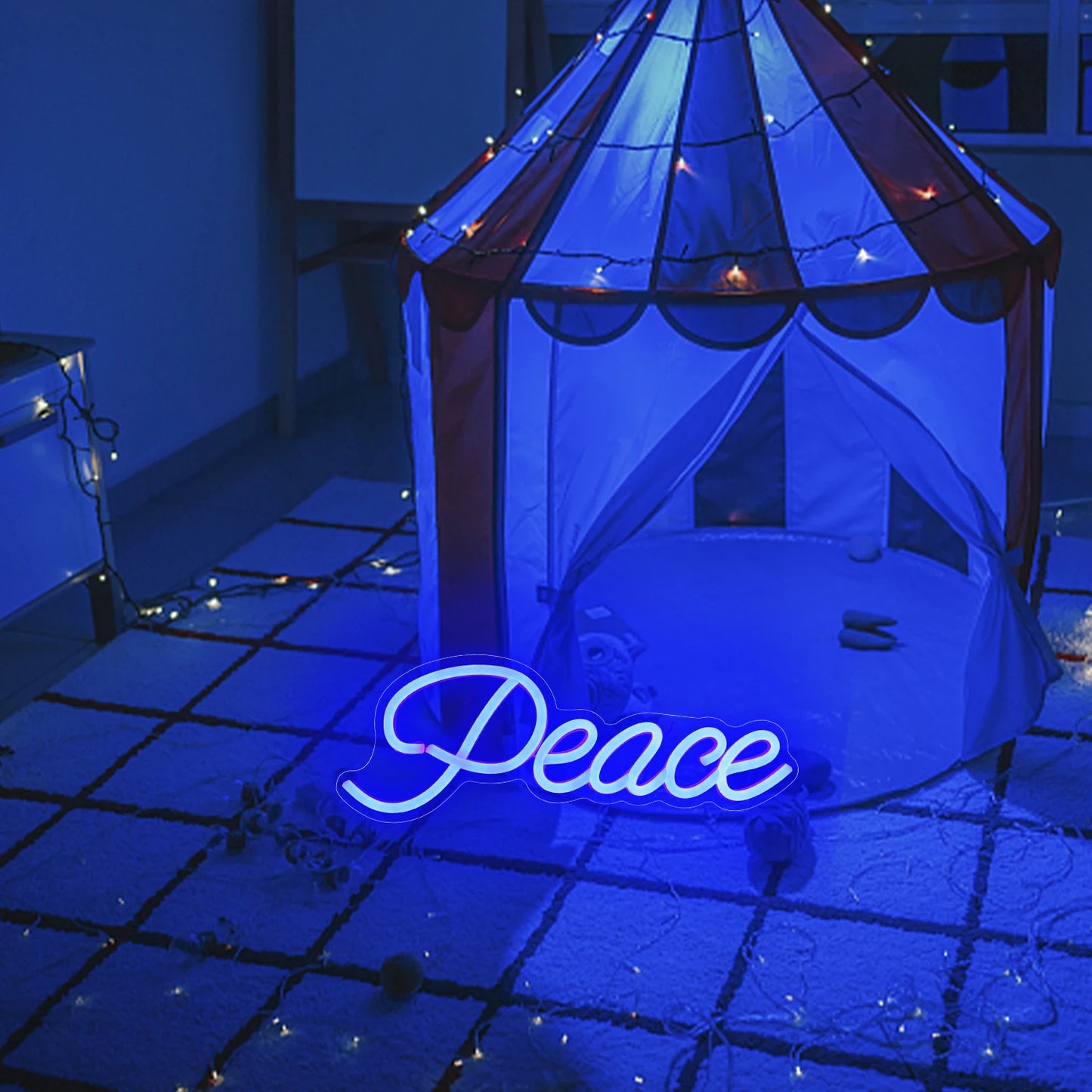 Peace 5V USB LED Neon Sign - Budgetvriendelijk