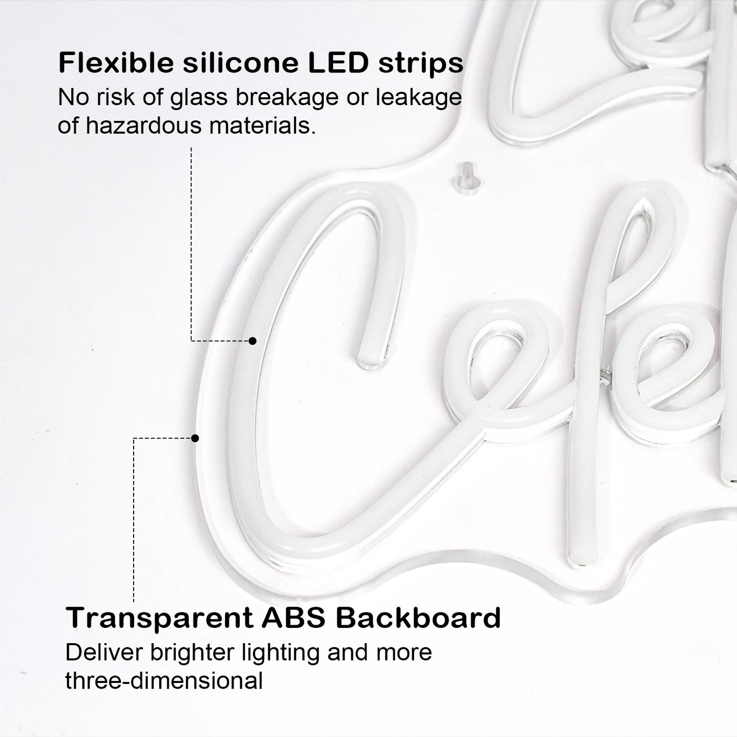 Laten we vieren 5V USB LED neonbord - Budgetvriendelijk