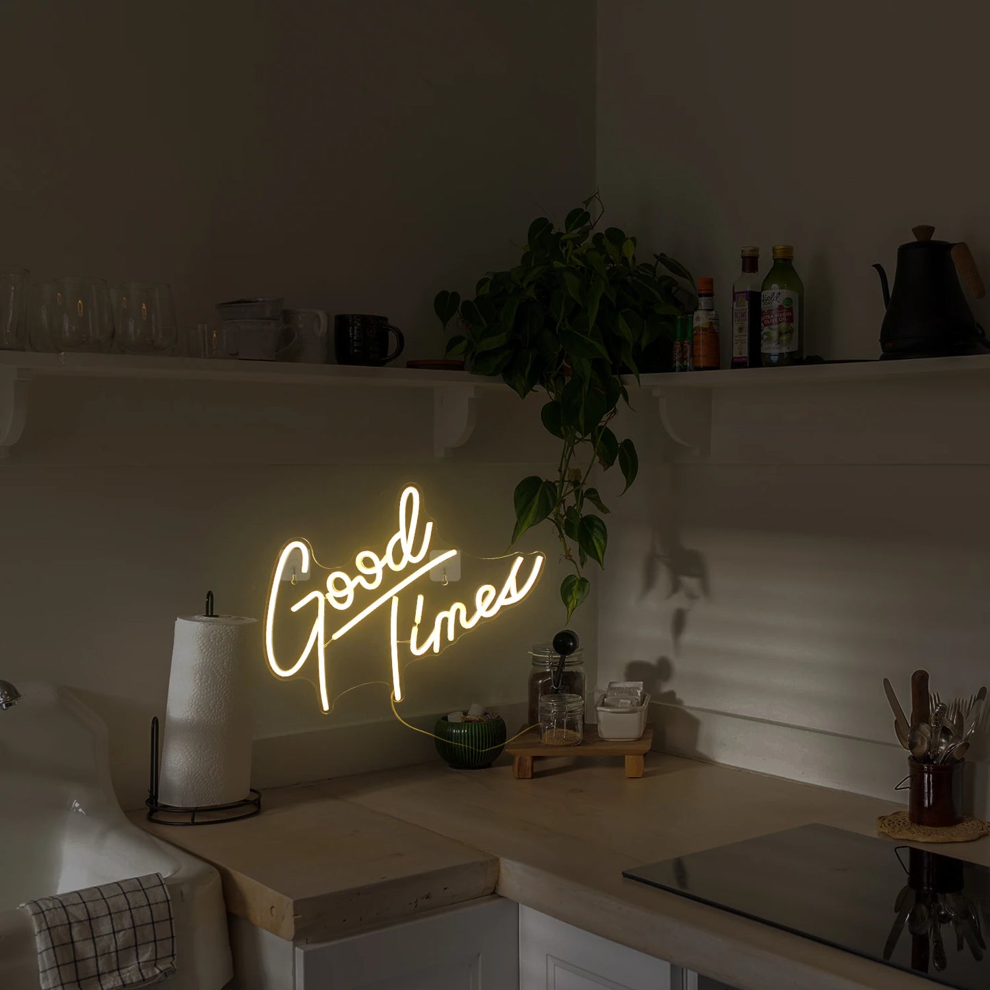 Good Times 5V Mini USB LED Neon Sign - Budgetvriendelijk