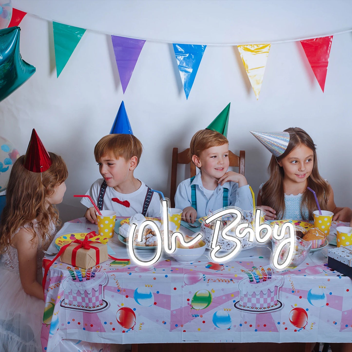 Oh Baby 5V USB LED Neon Sign - Budgetvriendelijk