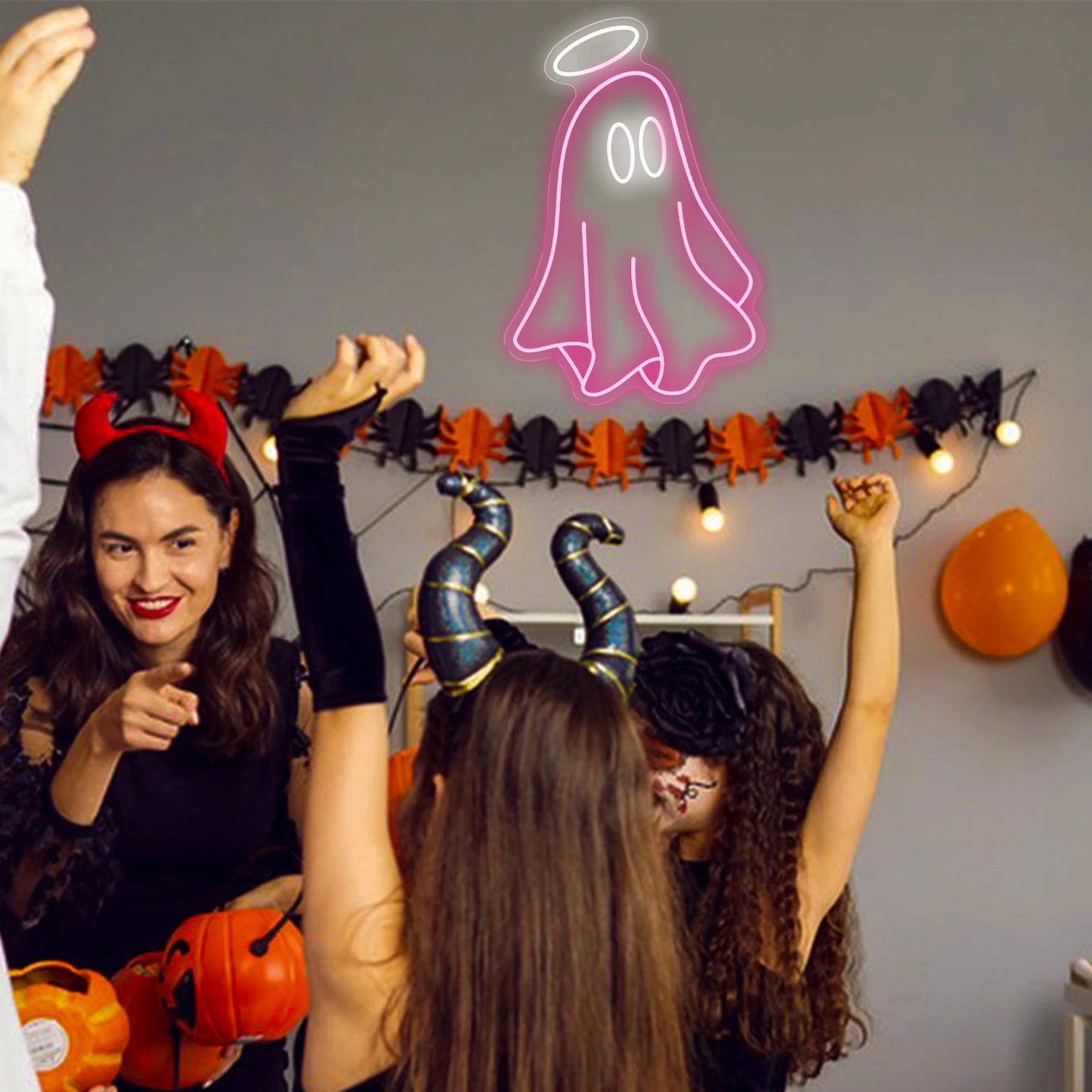 Ghost 5V USB LED Neon Sign - Budgetvriendelijk