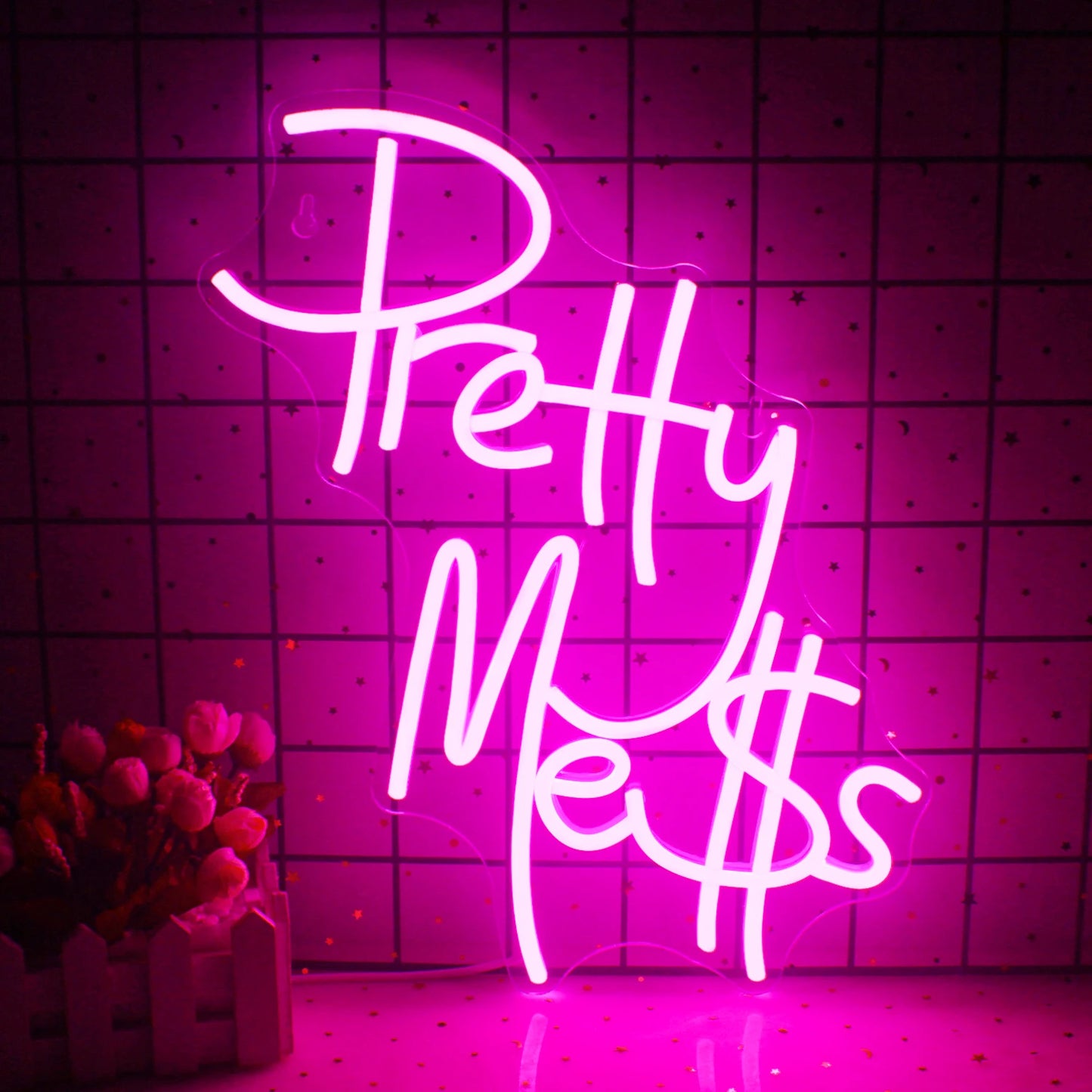 Pretty Mess 5V Mini USB LED Neon Sign - Budgetvriendelijk