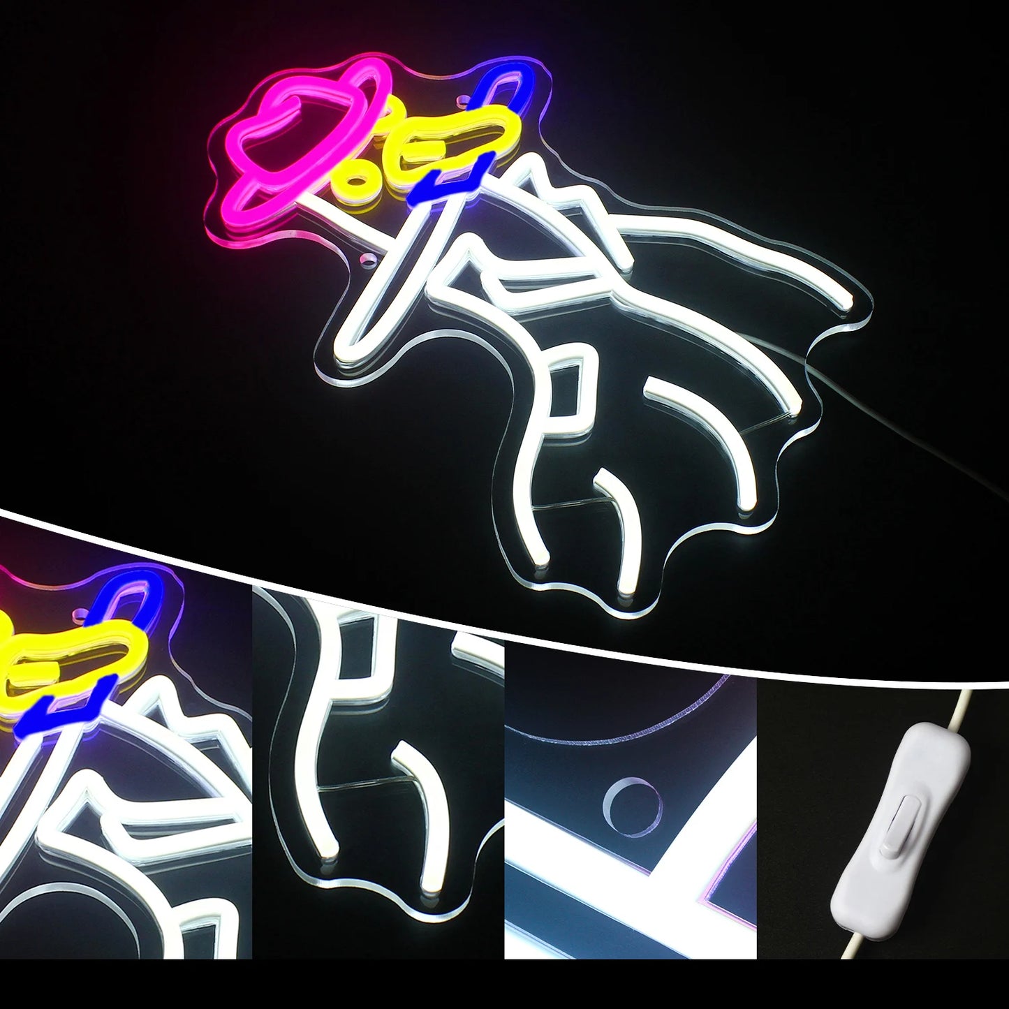 Cowboy Duck 5V USB LED Neon Sign - Budgetvriendelijk