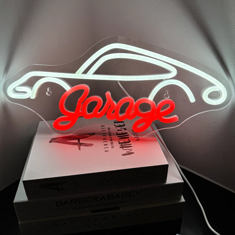 Garage 5V USB LED Neon Sign - Budgetvriendelijk