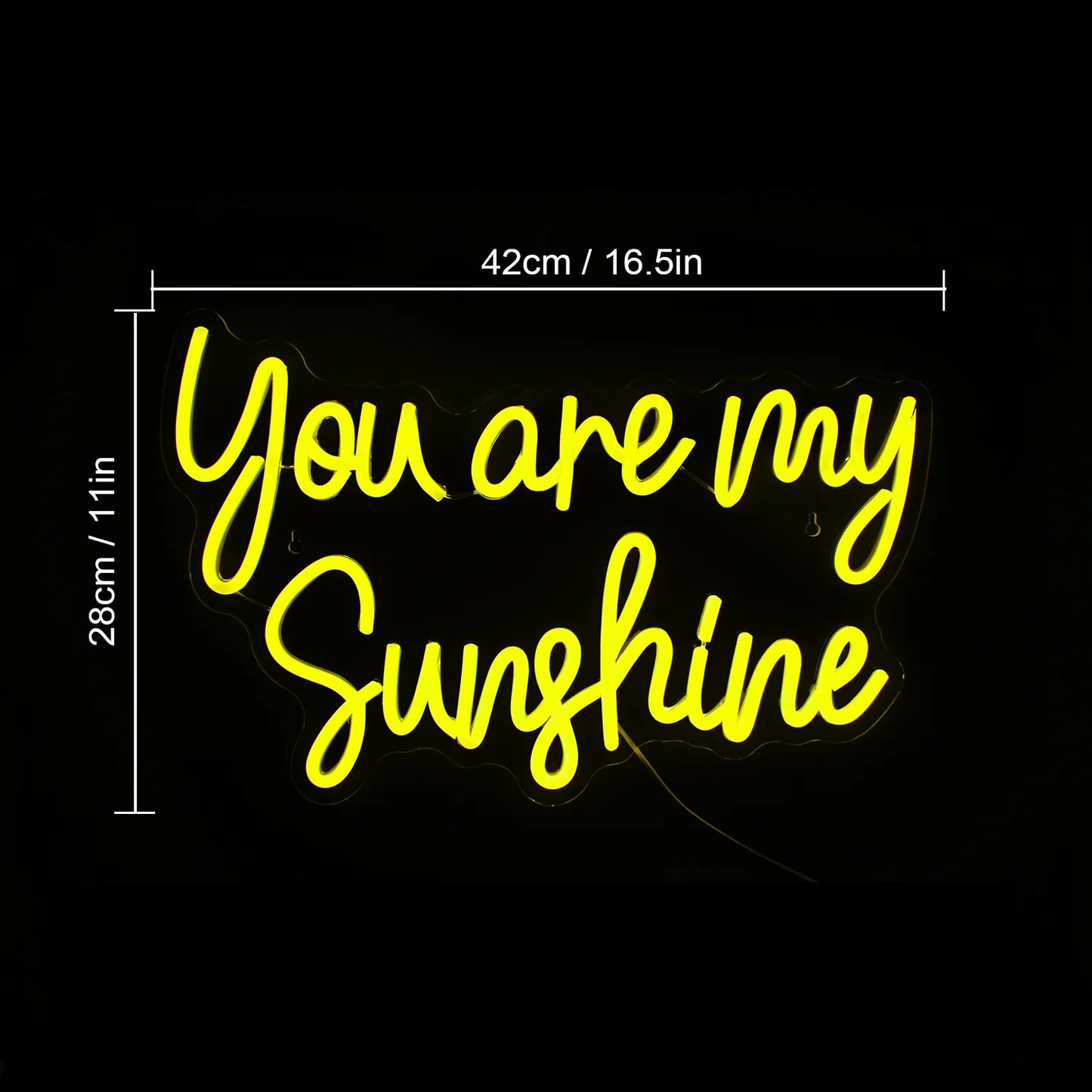 You Are My Sunshine 5V USB LED Neon Sign - Budgetvriendelijk