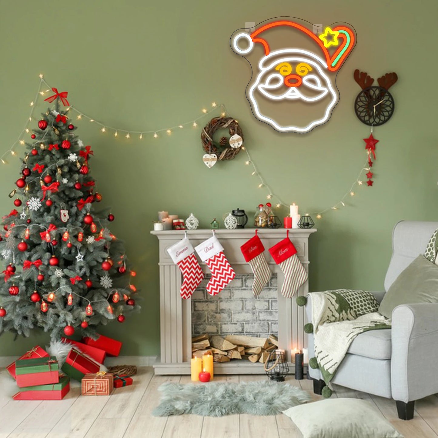 Kerst 5V USB LED Neon Sign - Budgetvriendelijk