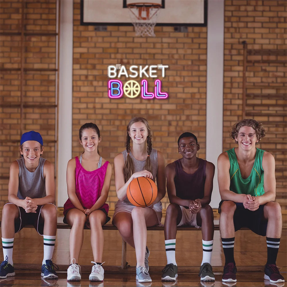 Basketbal 5V USB LED Neon Sign - Budgetvriendelijk