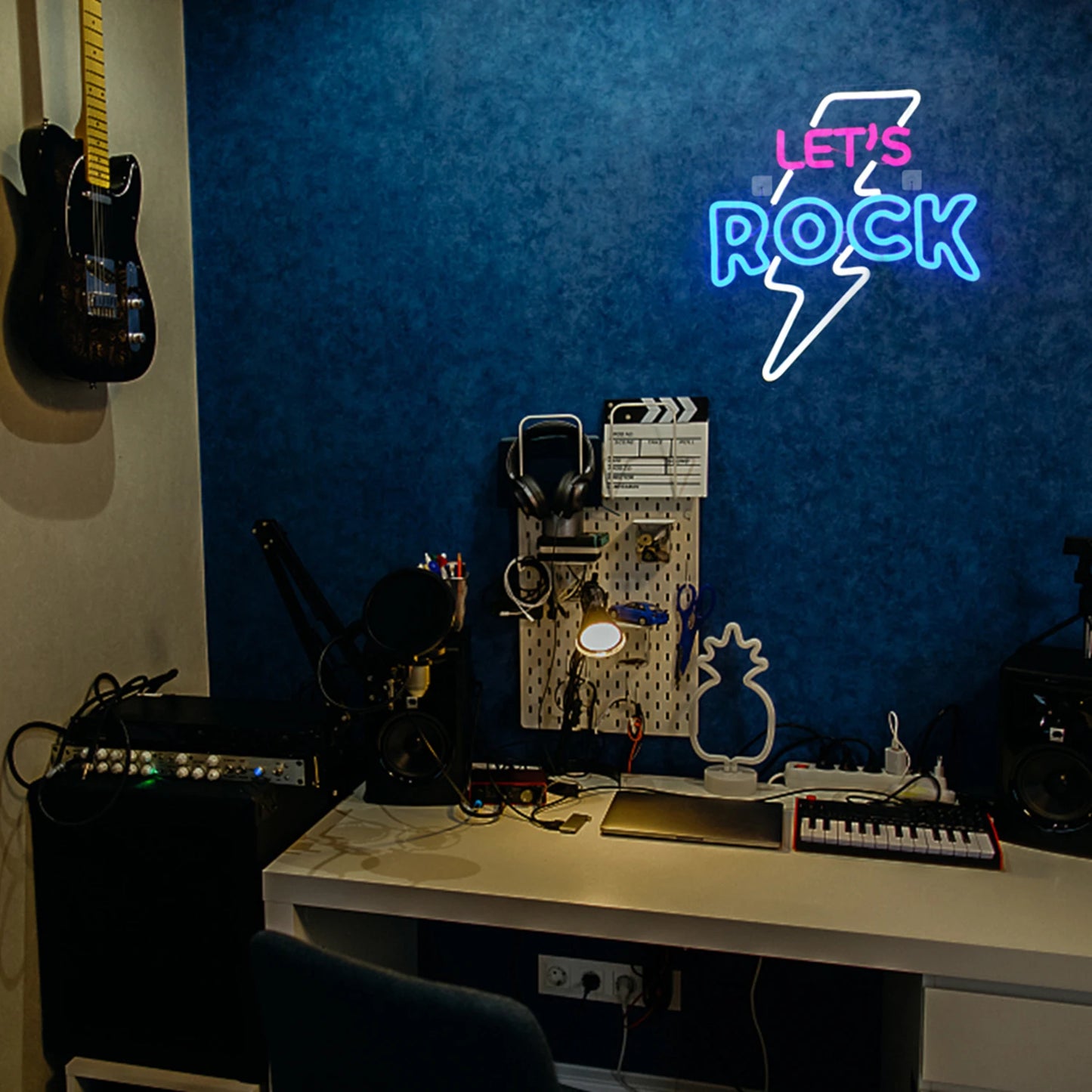 Let's Rock 5V USB LED Neon Sign - Budgetvriendelijk