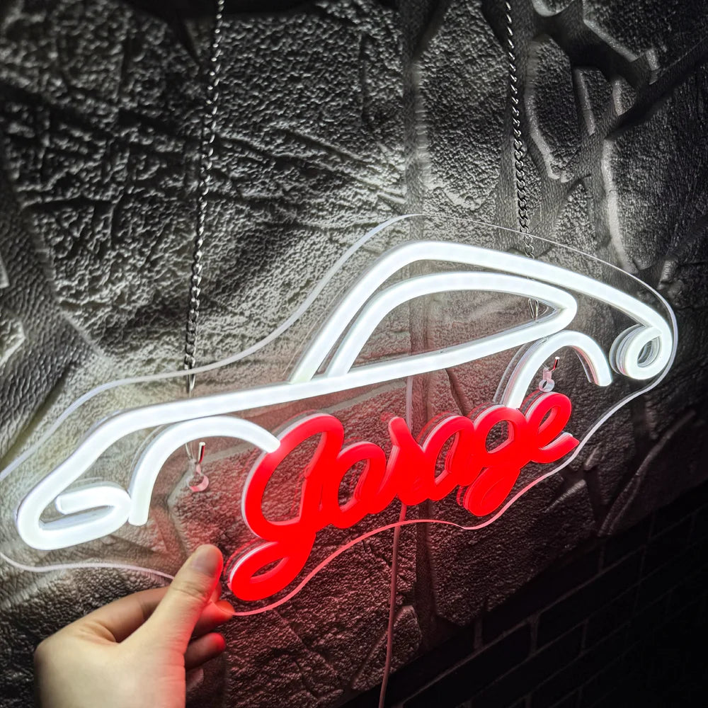 Garage 5V USB LED Neon Sign - Budgetvriendelijk
