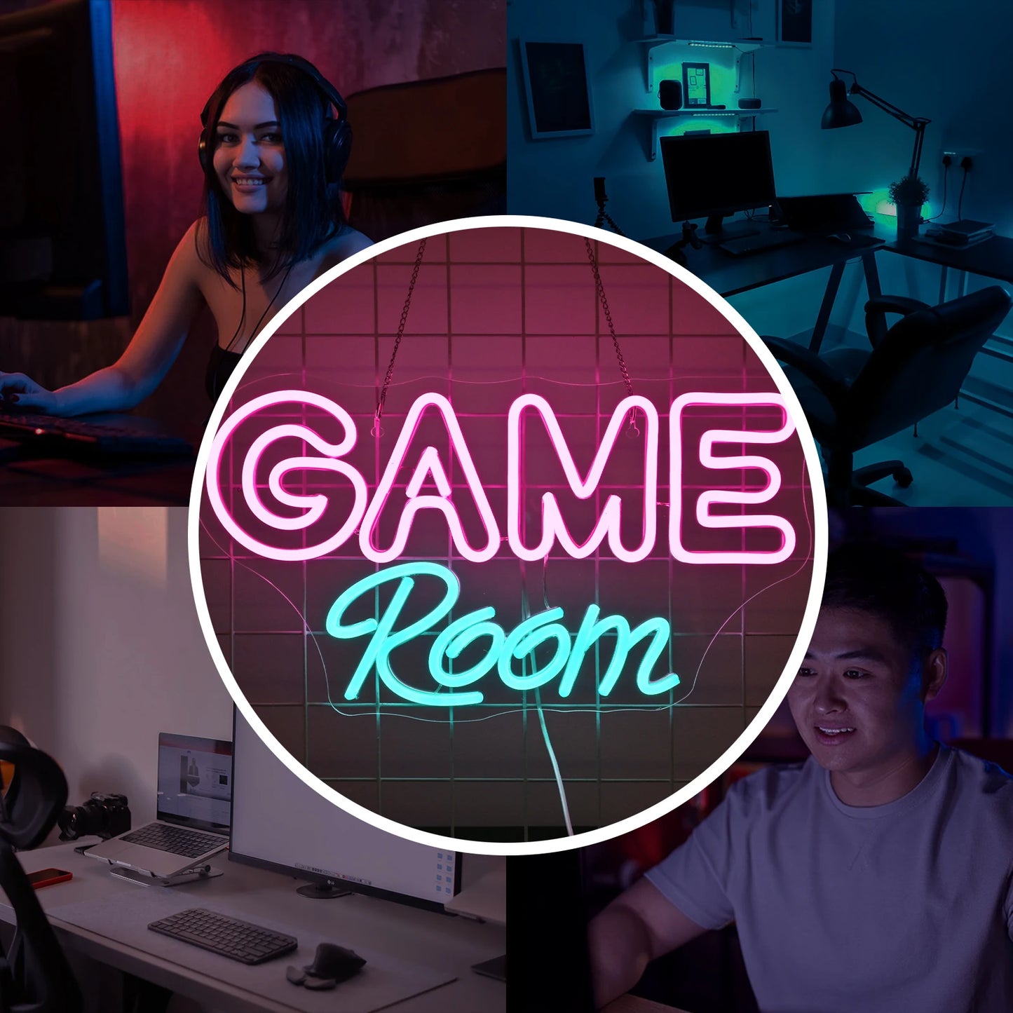 Game Room 5V USB LED Neon Sign - Budgetvriendelijk