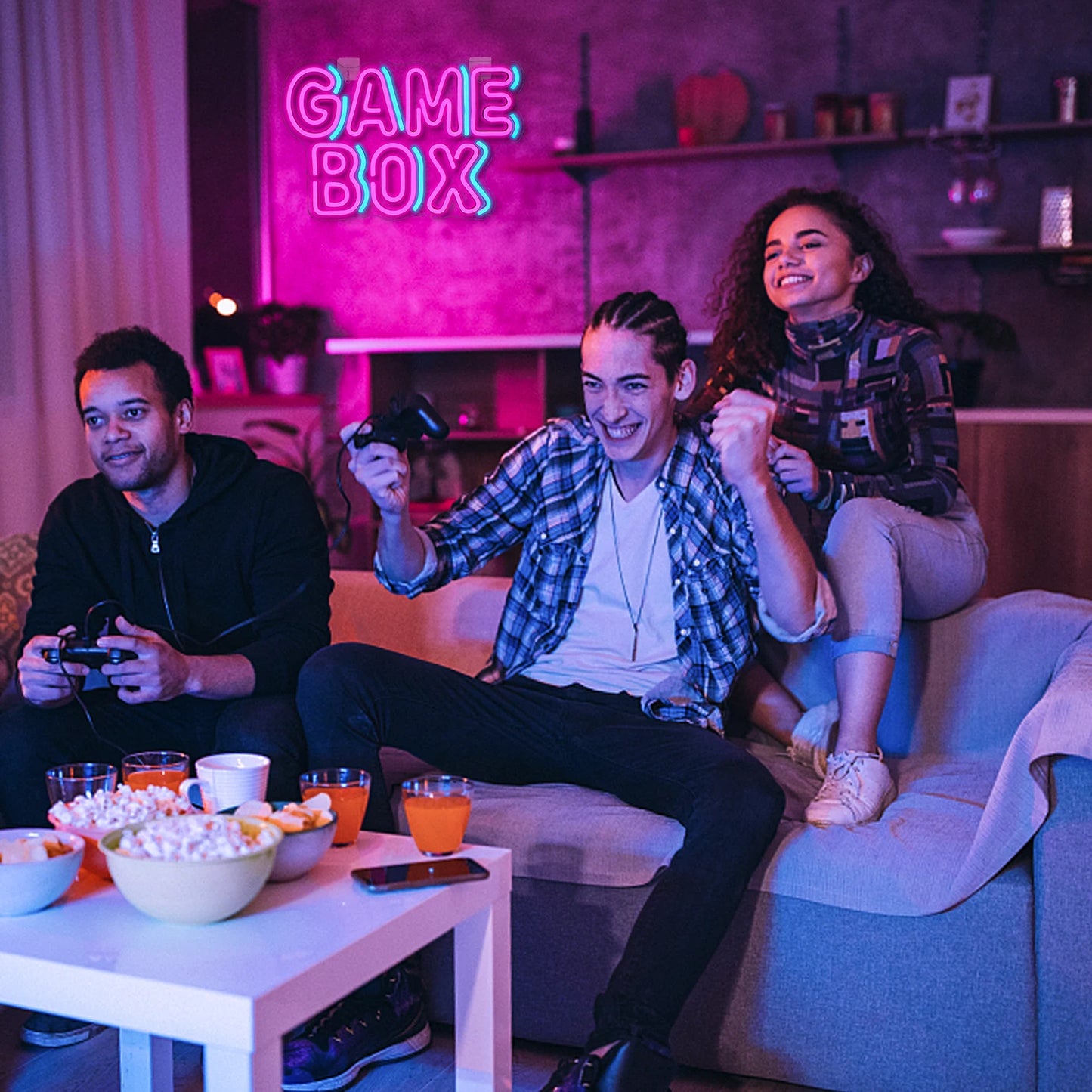 Game Box 5V USB LED Neon Sign - Budgetvriendelijk