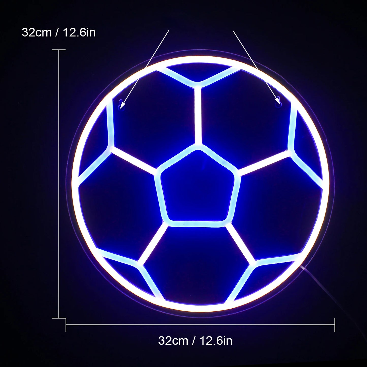 Voetbal 5V USB LED Neon Sign - Budgetvriendelijk