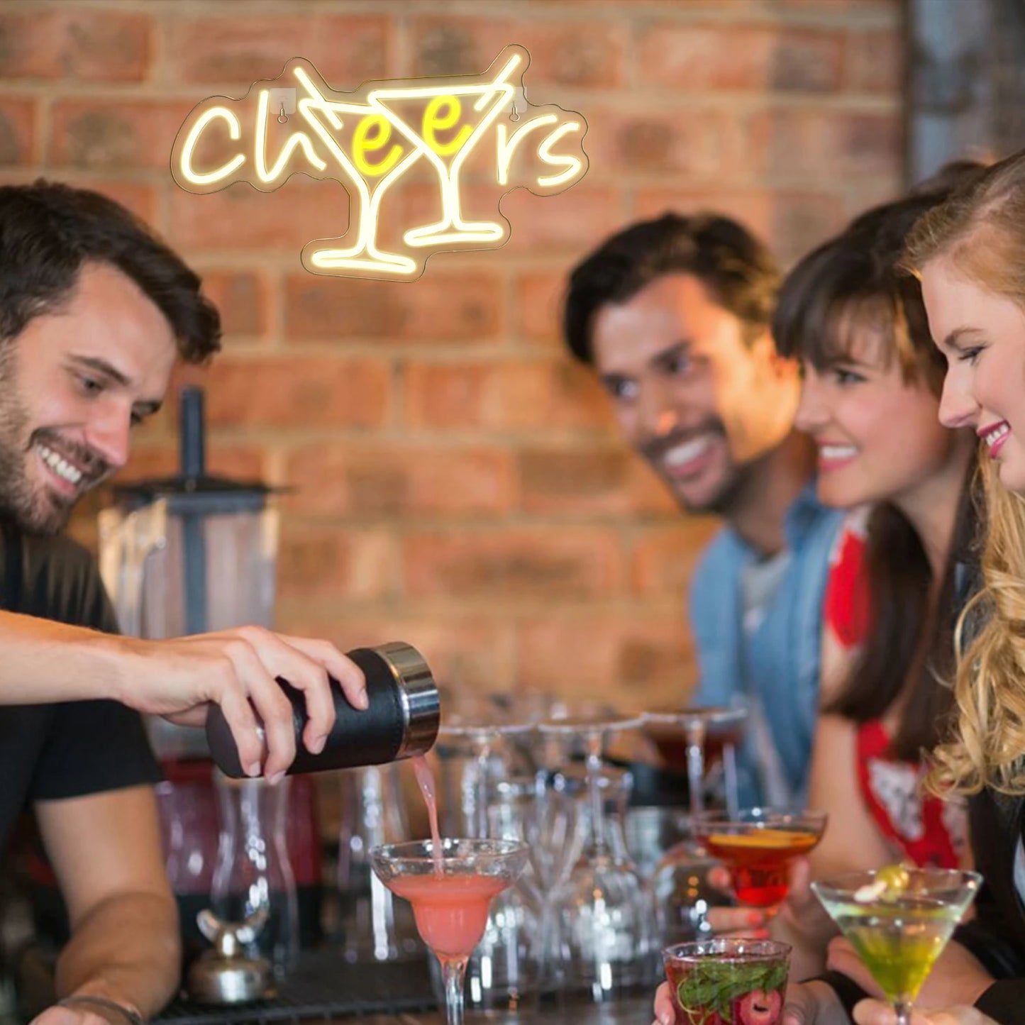 Cheers 5V USB LED Neon Sign - Budgetvriendelijk