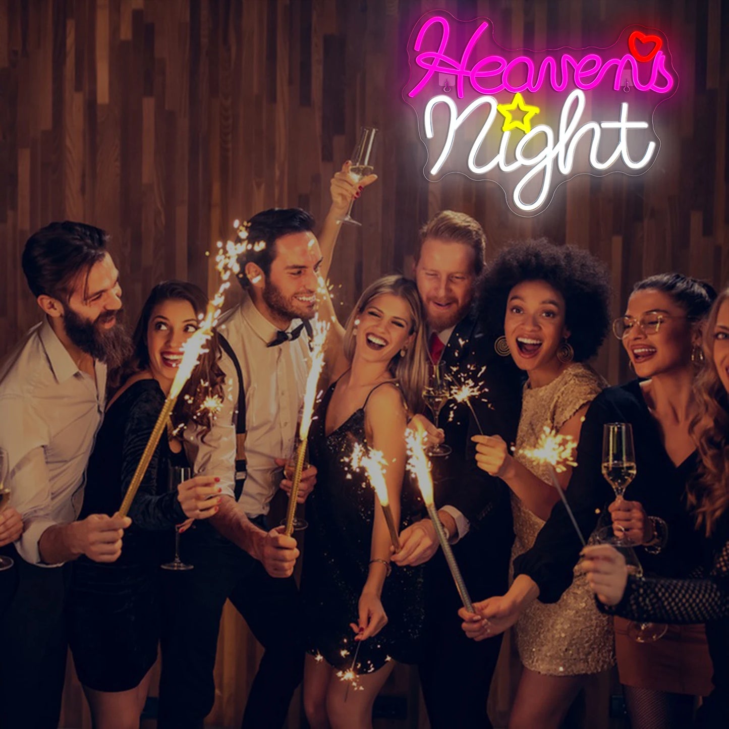 Heavens Night 5V USB LED Neon Sign - Budgetvriendelijk