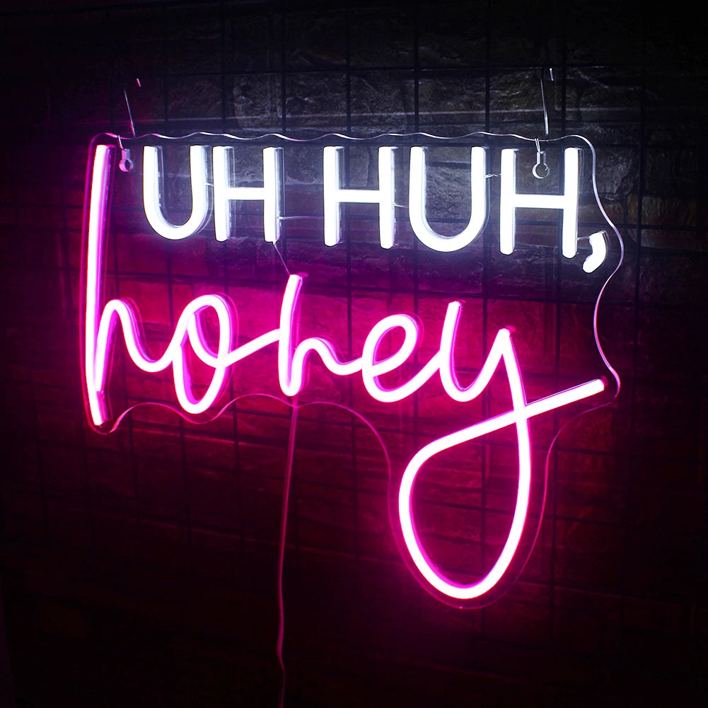 Uh Huh 5V USB LED Neon Sign - Budgetvriendelijk