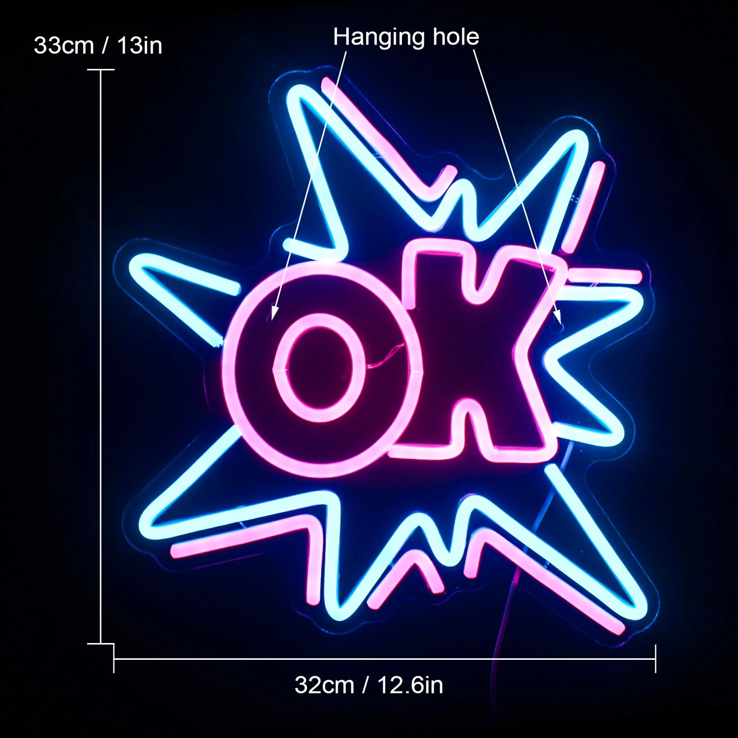 Ok 5V USB LED Neon Sign - Budgetvriendelijk