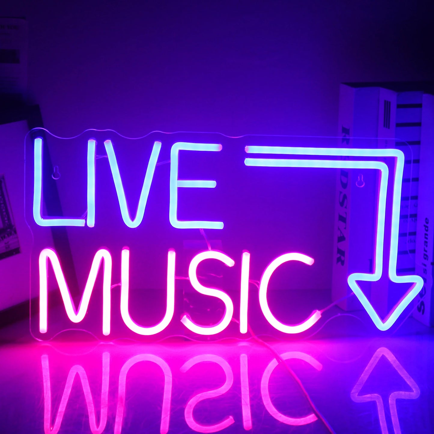 Live muziek 5V USB LED neonbord - budgetvriendelijk