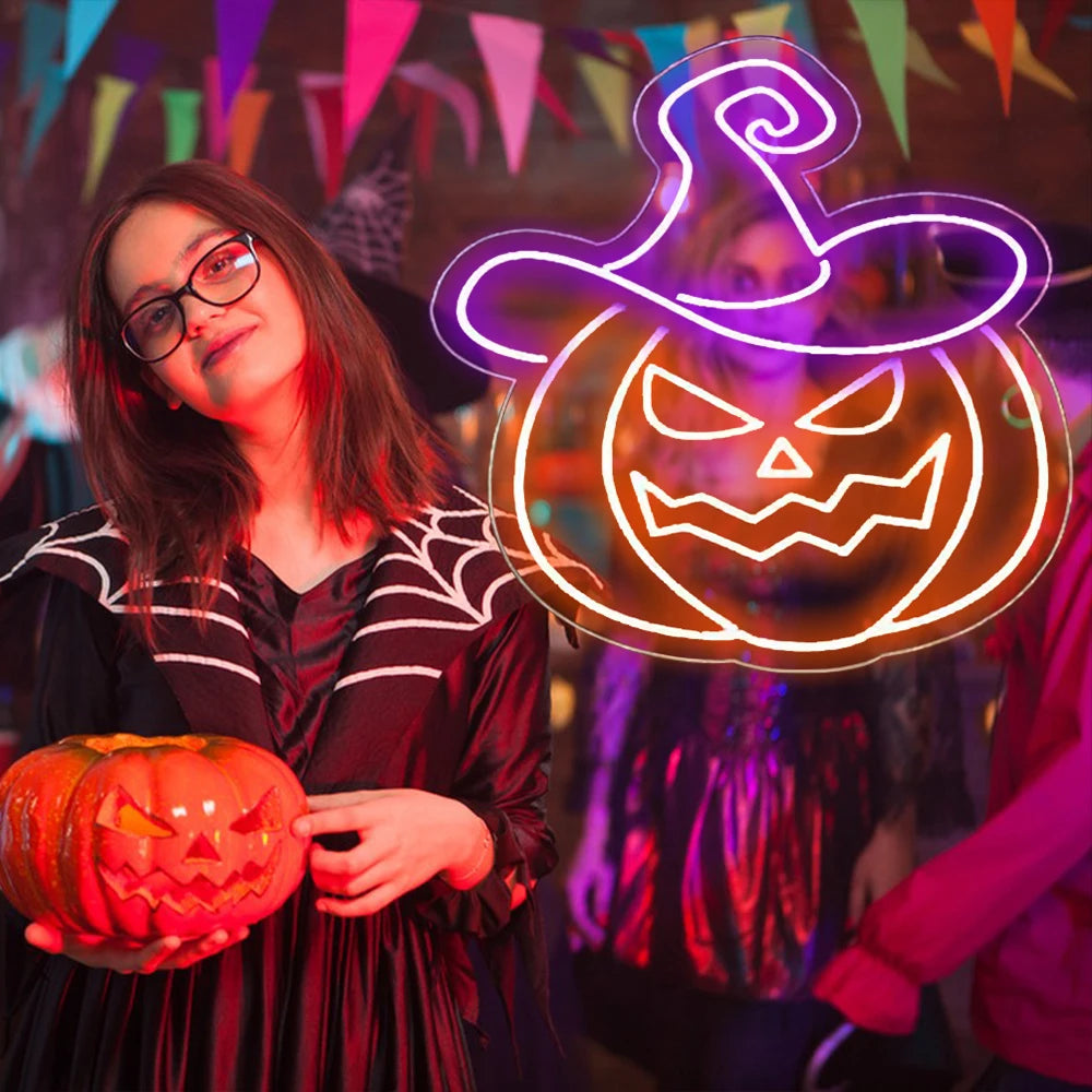 10-stijl Halloween Trick or Treat 5V USB LED Neon Sign - Budgetvriendelijk