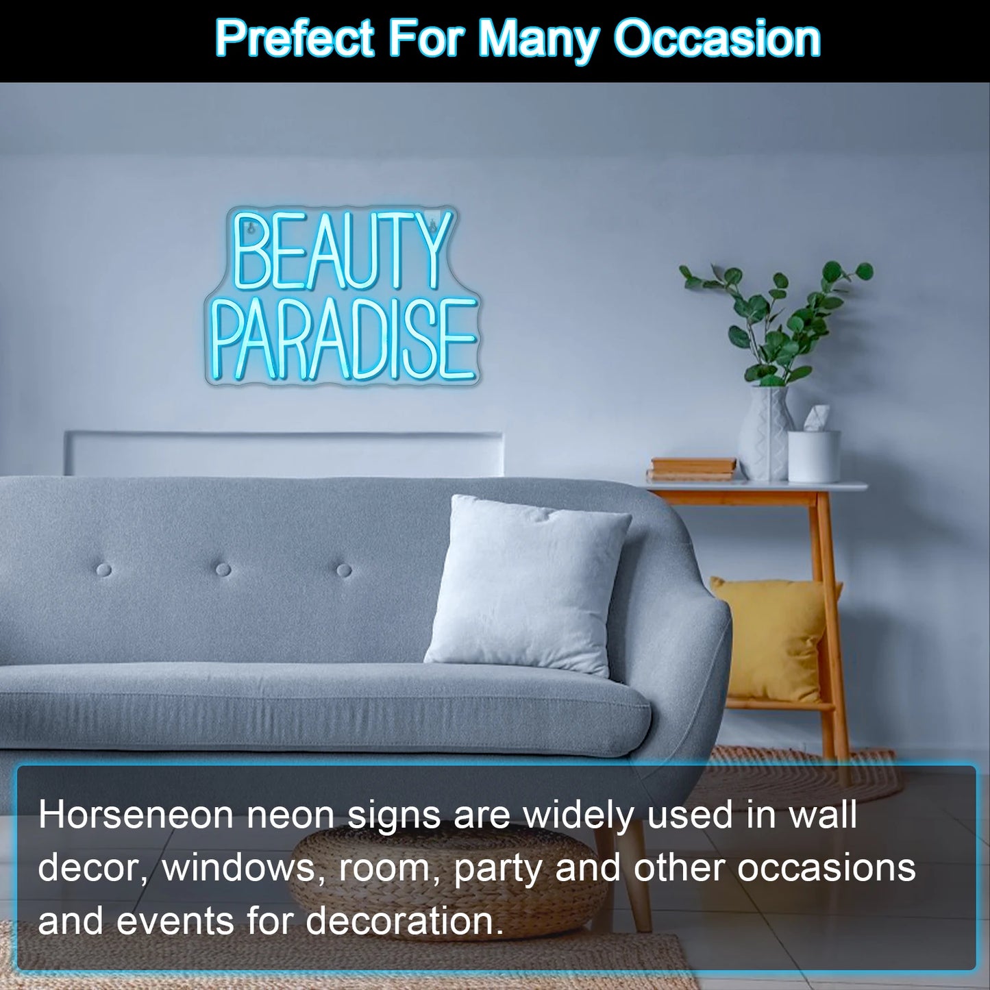 Beauty Paradise 5V USB LED Neon Sign - Budgetvriendelijk