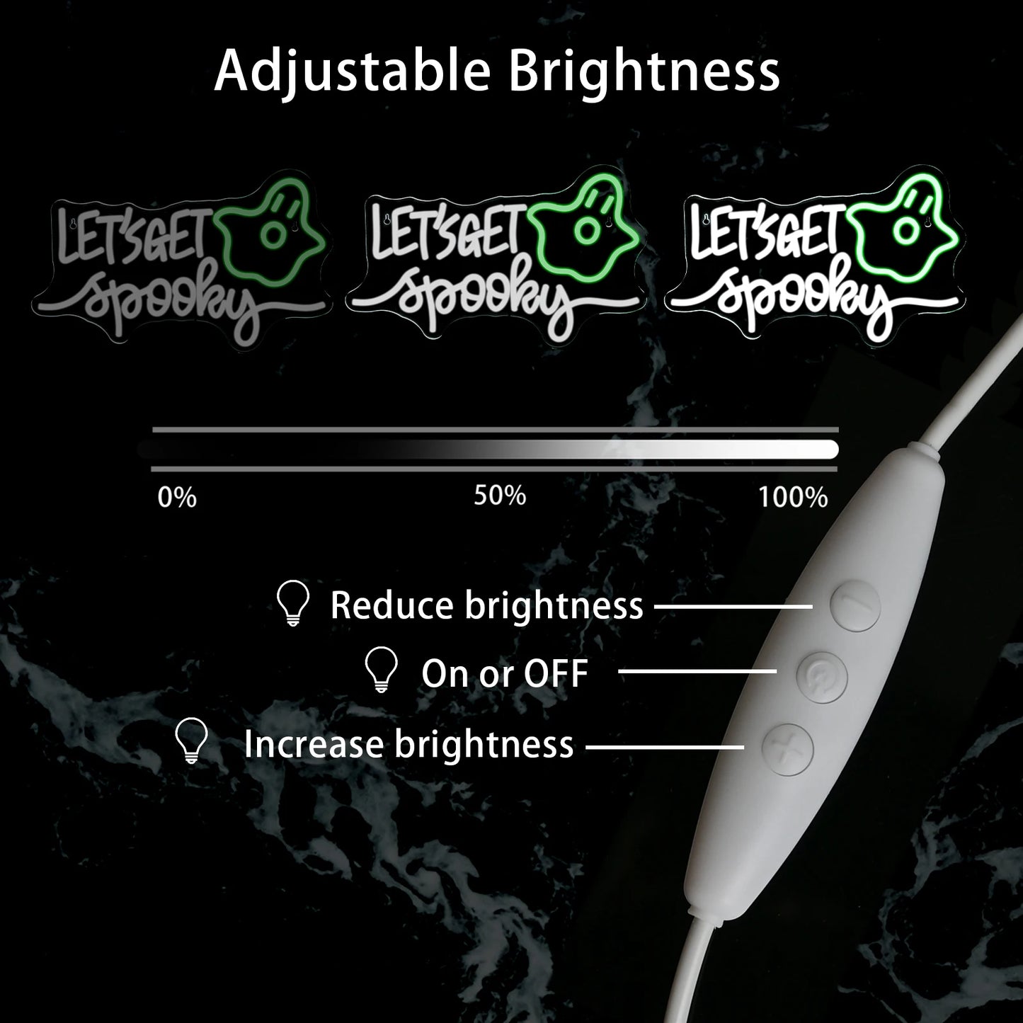 Halloween 5V USB LED Neon Sign - Budgetvriendelijk