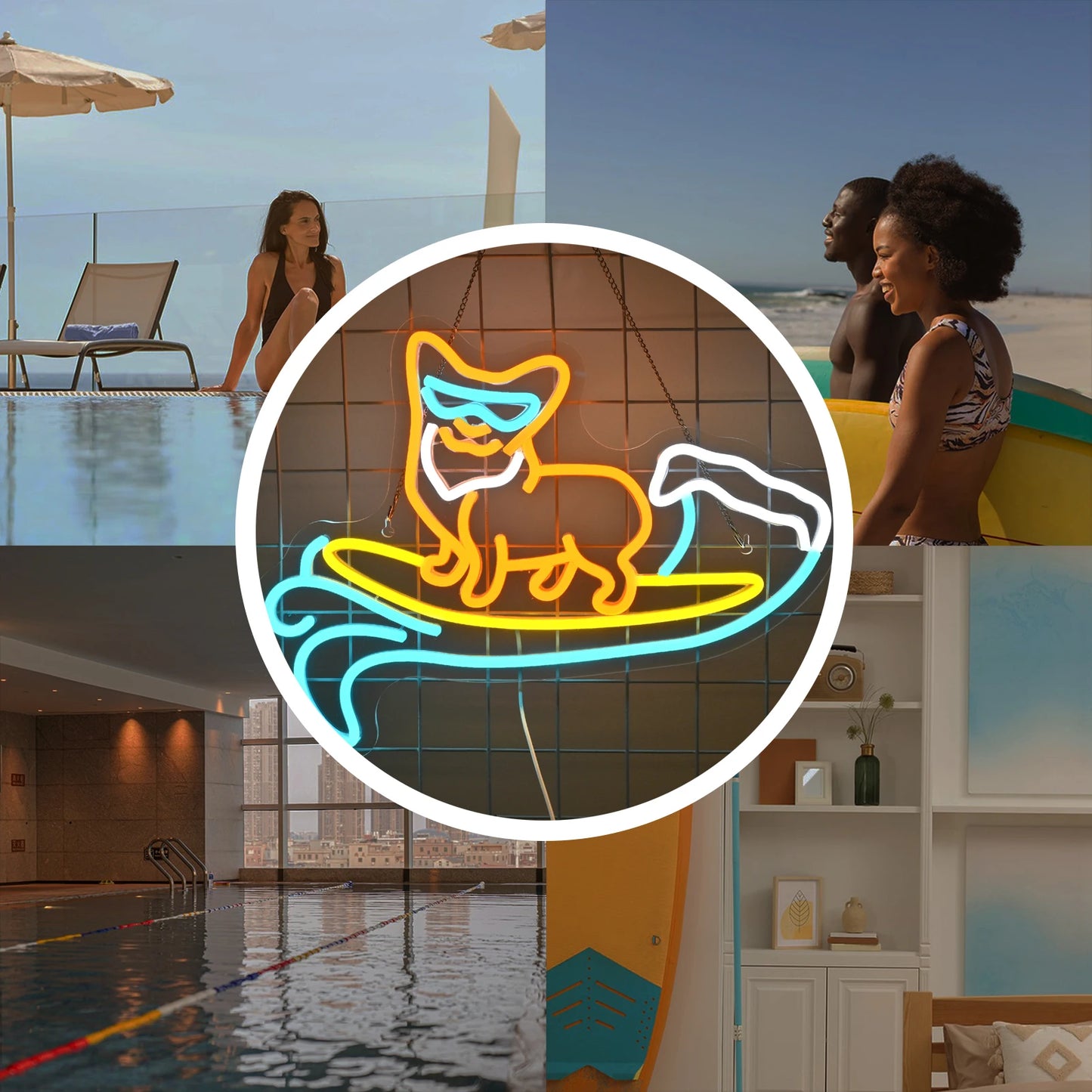 Neonreclame voor dierenwinkel met dimbare Corgi-hond, 5V USB LED-neonreclame - budgetvriendelijk