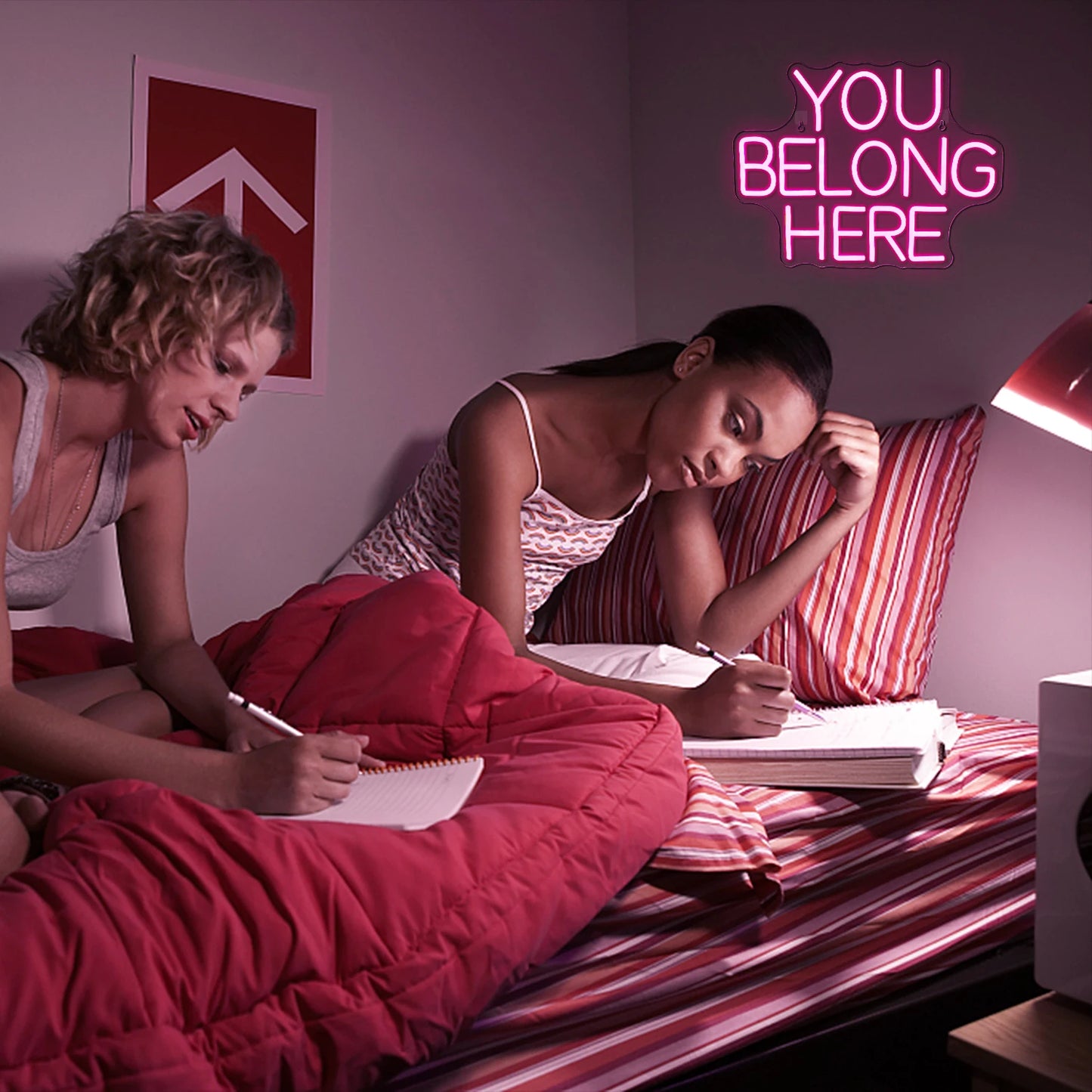You Belong Here 5V USB LED Neon Sign - Budgetvriendelijk