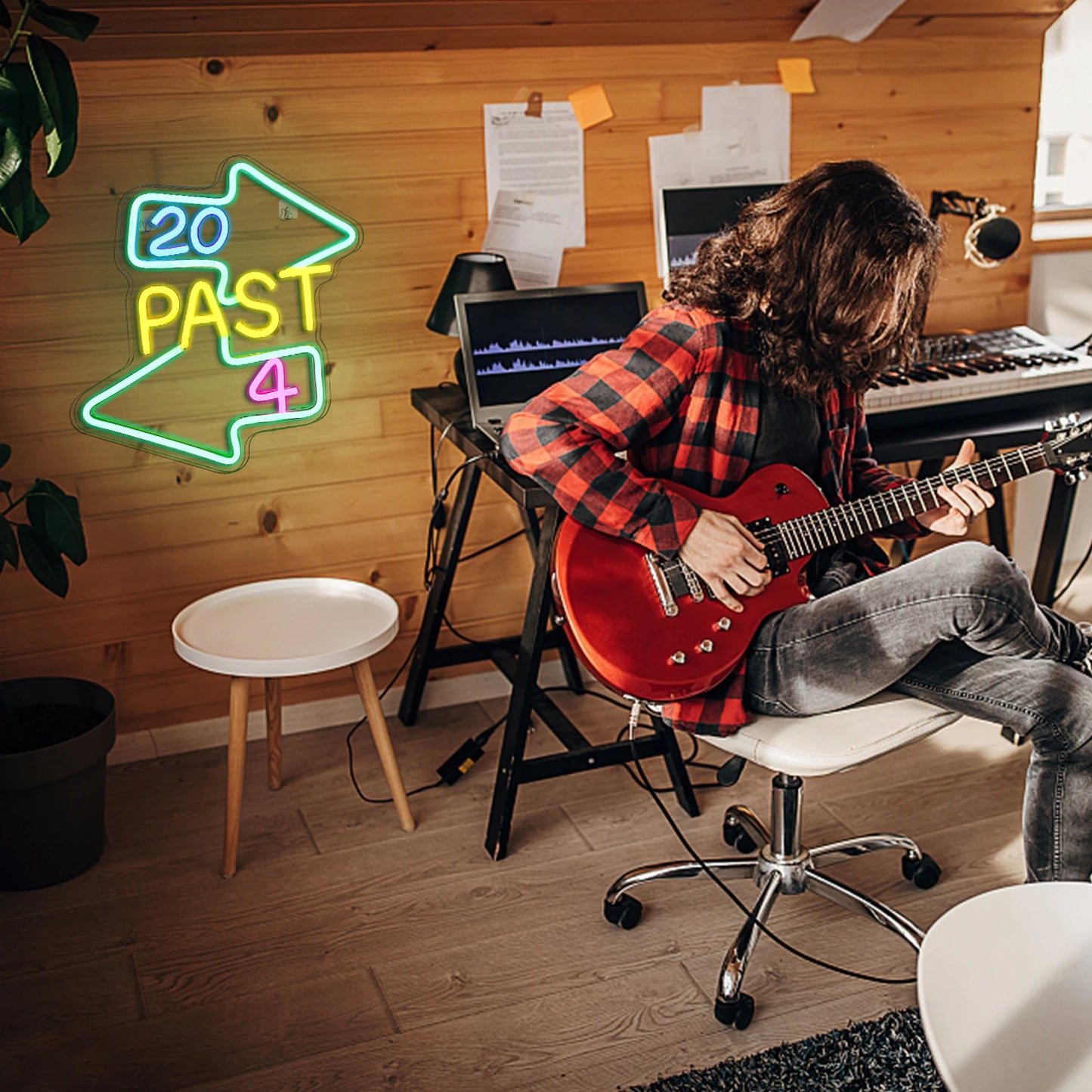 20 over 4 5V USB LED Neon Sign - Budgetvriendelijk